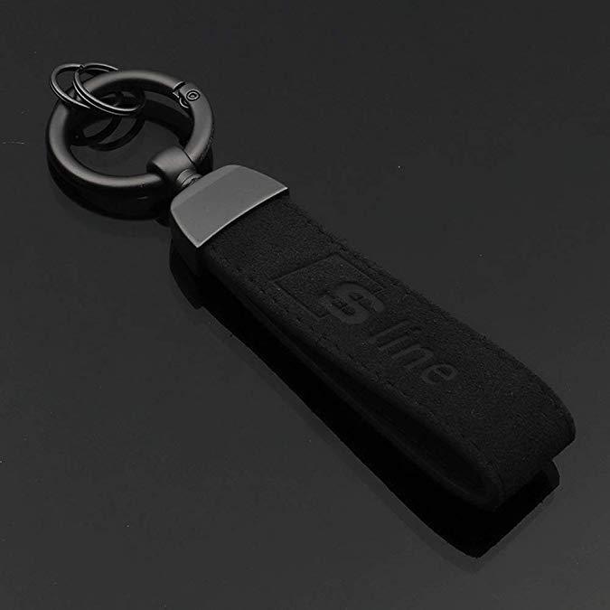 Genuine OEM Lexus Black Rhodium Plated Snap Shut Logo Branded Keyring Key Ring 